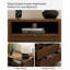 Table de chevet avec 2 tiroirs et station de charge Farmhouse-1831405373-1831405372