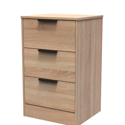 Atsumi 45cm W Manufactured Wood Bedside Table