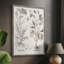Sépia Besler Botanicals, reproduction d'art encadrée - bois massif-1261148031