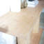 Console 59 po en bois minimaliste moderne avec piédestal à colonne 59 po - Élégante décoration décorative pour l'entrée, le salon et le couloir