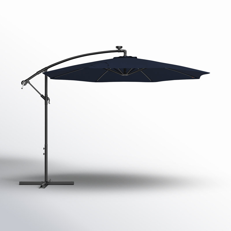 Parasol en porte-à-faux 10 po Caillo, Bleu marine