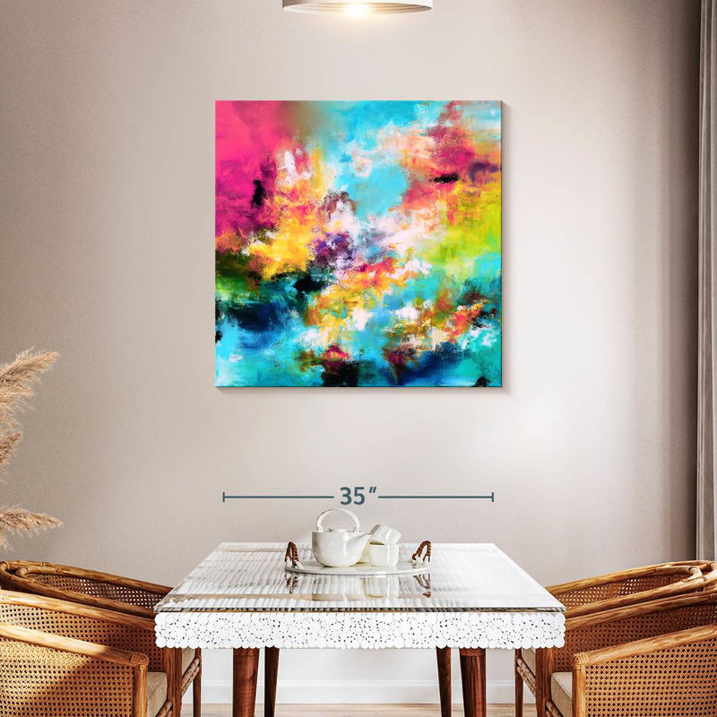 Colorful Reflection, 36" H x 36" W