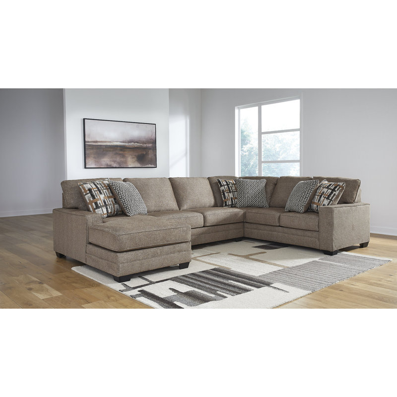 Bulwell 3-Piece Sectional With Chaise, Orienté à droite