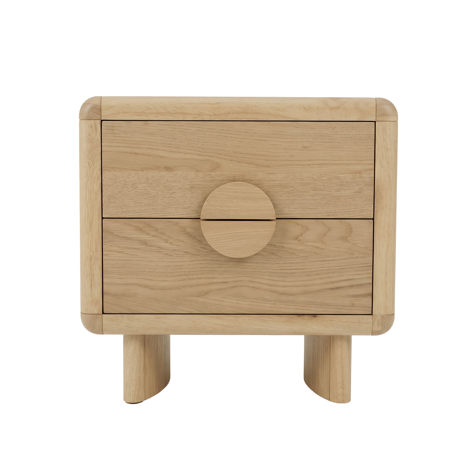 Gabrielle Nightstand, Light Oak