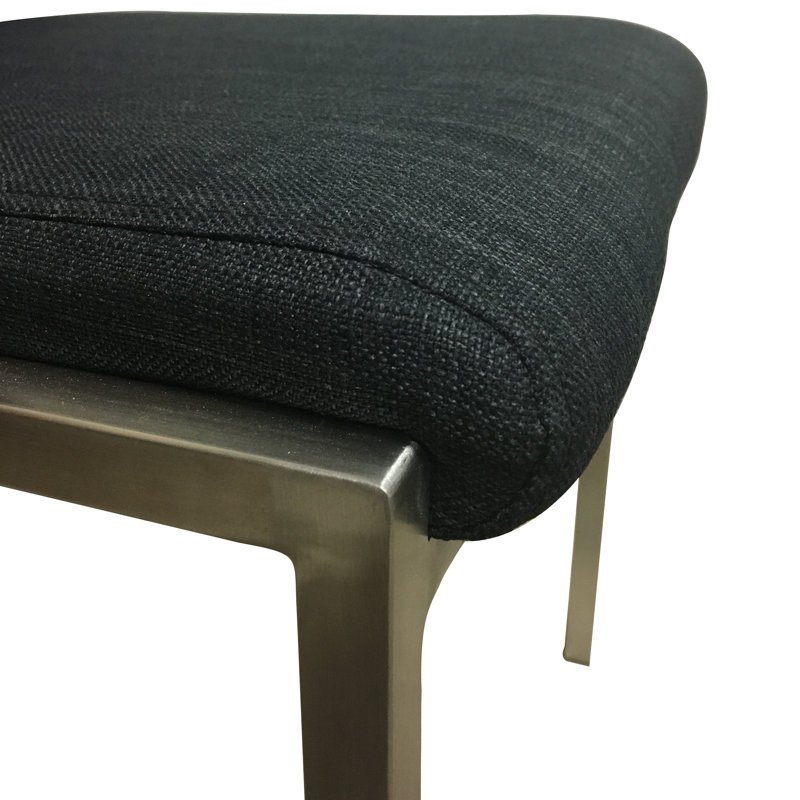 Chaise rembourrée Halford, Anthracite