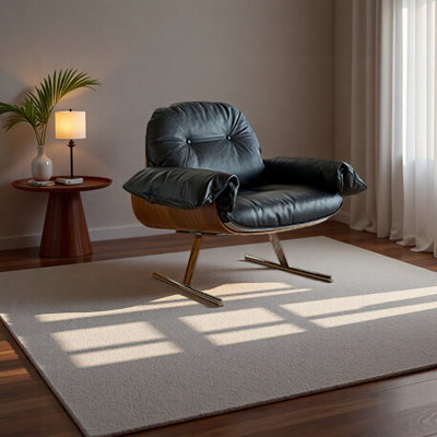 Chaise de loisirs élégante avec pieds en métal