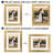Picture Frame With Decorative Inner Mat Accent - Shatter Resistant Glass And Easel Stand-109519281