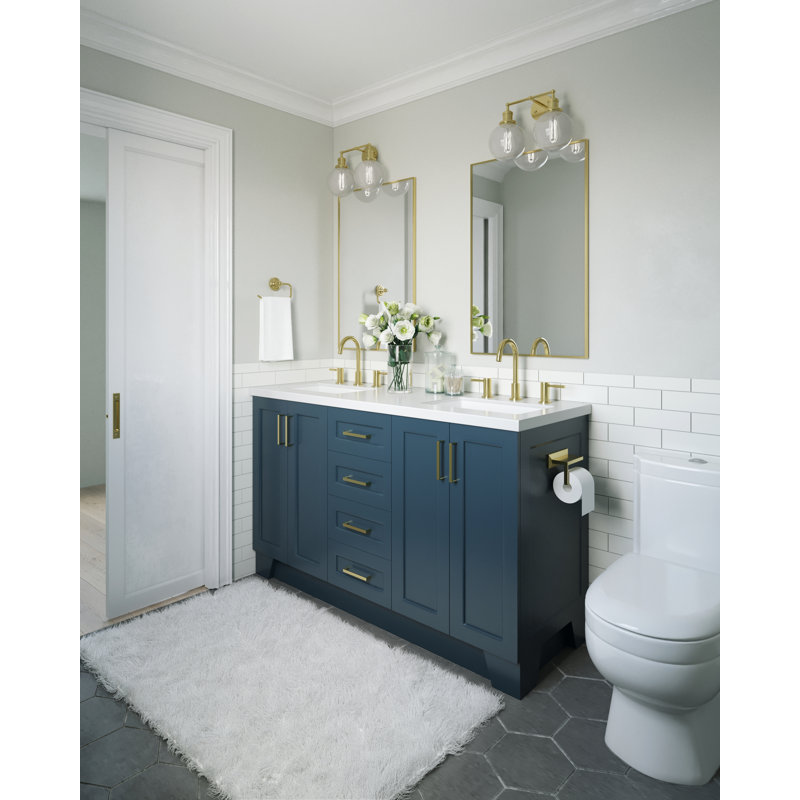 Fredrickson Double Vanity, Midnight Blue
