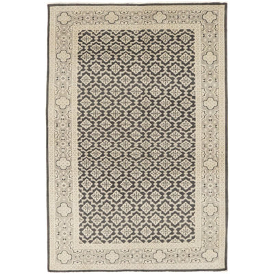 Tapis oriental gris discret 6X8 Mute