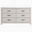 Commode blanche à 6 tiroirs-445328825