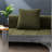 Space-saving Chenille Sectionals, Green Modular Design For Modern Home