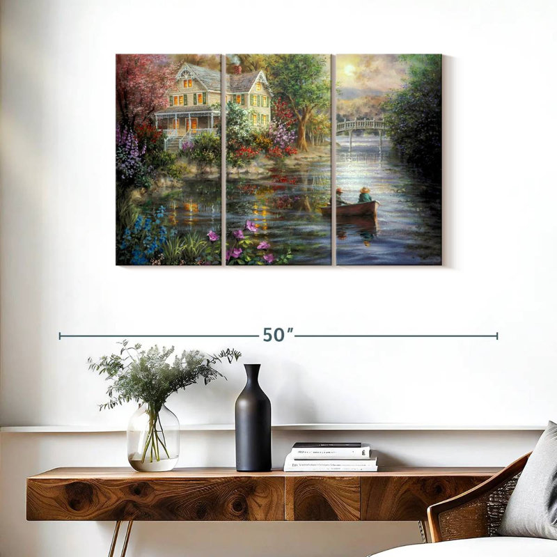 Lilie The Evening Reflections, 24" H x 38" W