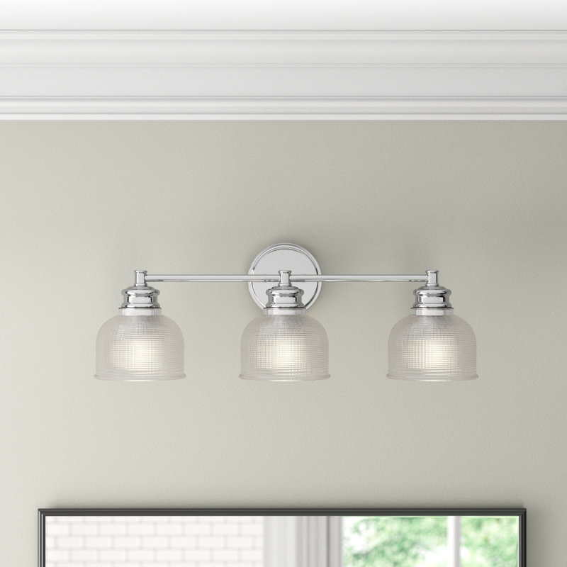Besima 3-Light Dimmable Vanity Light in Chrome, Chrome