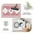 Blush Three Diamond Rug carpet-easy to clean, machine-washable, soft and comfortable; suitable for door mats, kitchens, living rooms, bedrooms, corridors, and laundry areas. Easy to clean, durable carpet for home decoration.-931031811