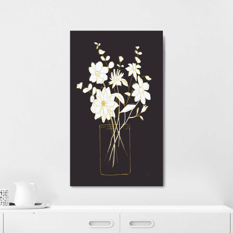 "Simply Bold Sketch II" by Nan Print on Canvas, 30" H x 18" W x 1" D