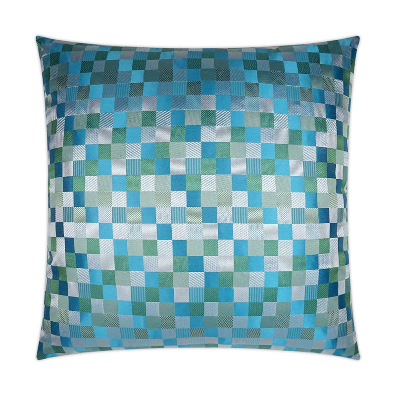 Cubit Pillow Cover & Insert, Aqua, Square 20"