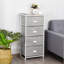 Pegues 45cm W Metal Bedside Table