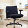 Ondreya Wayfair Basics Ergonomic Fabric Office Chair with Adjustable Armrest