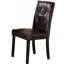 Ensemble de salle à manger 7 pièces et 6 chaises d'appoint rembourrées en faux marbre