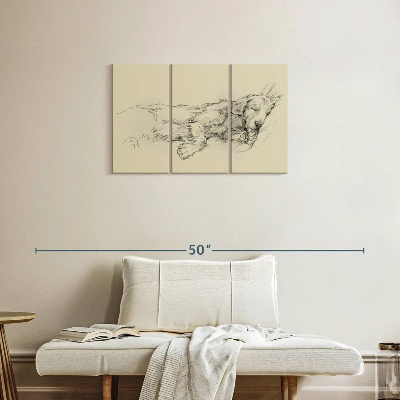 Brampt Dog Days I, 20" H x 33" W