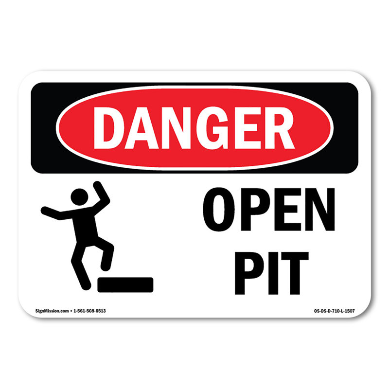 Open Pit Decal 7" X 5"