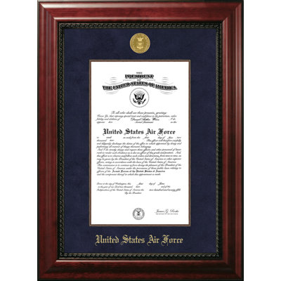 Air Force Certificate Executive Picture Frame