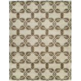 Amariana Geometric Area Rug in Ivory