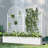 73"H×35"W Arch Metal Planter Box with Trellis with Wheels-907829506