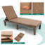 Chaise longue inclinable simple avec coussins 74,5 po Alizay-870969510
