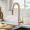 KRAUS Bolden 2-Function Single Handle Pull Down Kitchen Faucet