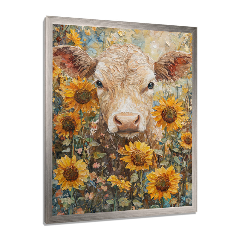 Dunnuck - Animals Canvas Wall Art, Argent argent, H 20 po x l 12 po, Reproduction encadrée d'une seule photo