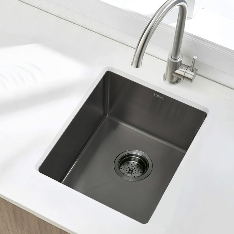 15'' L Single Bowl Stainless Steel Kitchen Sink