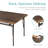 Ladamian 6-Piece 55in Modern Home Dining Set w/ Storage Racks, Rectangular Table, Bench, 4 Chairs-990996028-992027537