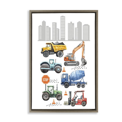 City Keeps Moving Floating Frame, design by Christine Simpson Art