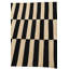 Tapis noir et blanc Orta