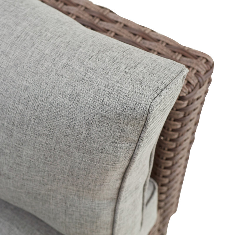 Hesse 3-Piece Rattan Seating Group with Cushions