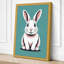 Curious Rabbit Modern - Wrapped Canvas-938676907-938676911