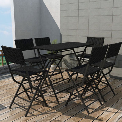 Amesville Patio Dining Set with Rectangular Table