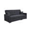 Eloria 83" Oversized Upholstered Convertible Sofa Bed with Pull-Out & Adjustable Backrest-117217211