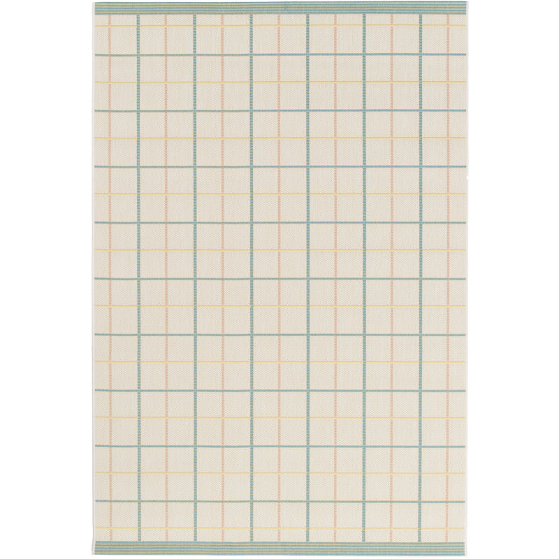 Ahmani Rectangle Geometric Shapes Flatweave Indoor / Outdoor Area Rug, Rectangle 160 x 230cm