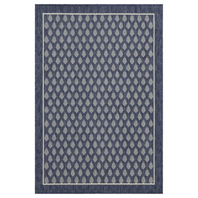 Tapis Sunshine Gchar2007 - 7 pi 10 po X 10 pi 3 po Bleu, polypropylène, pour les endroits très passants Bleu Gchar2007, polypropylène, et taches