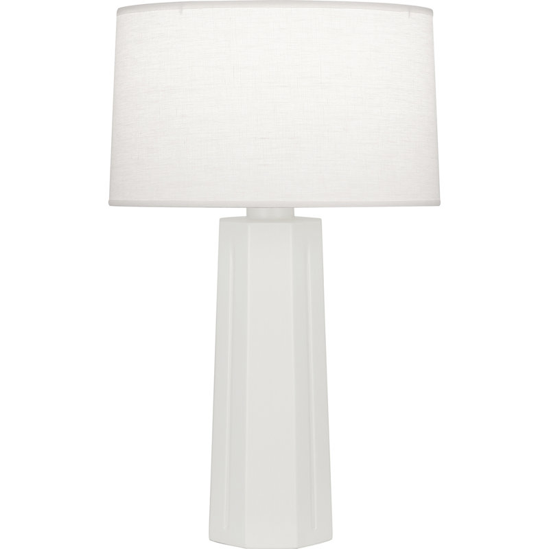 Mason Ceramic Table Lamp, Matte Lily