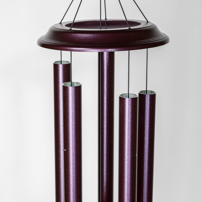 Shenandoah Melodies Aluminum Wind Chime, Prune, H 47 po x l 11 po x P 11 po