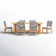 Seras 90'' Rectangular 6 - Person Outdoor Dining Set