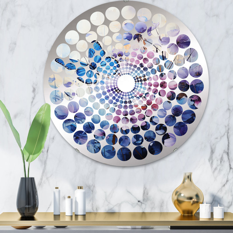 Jacqlyn Circle Mirror, 31.4" x 31.4"