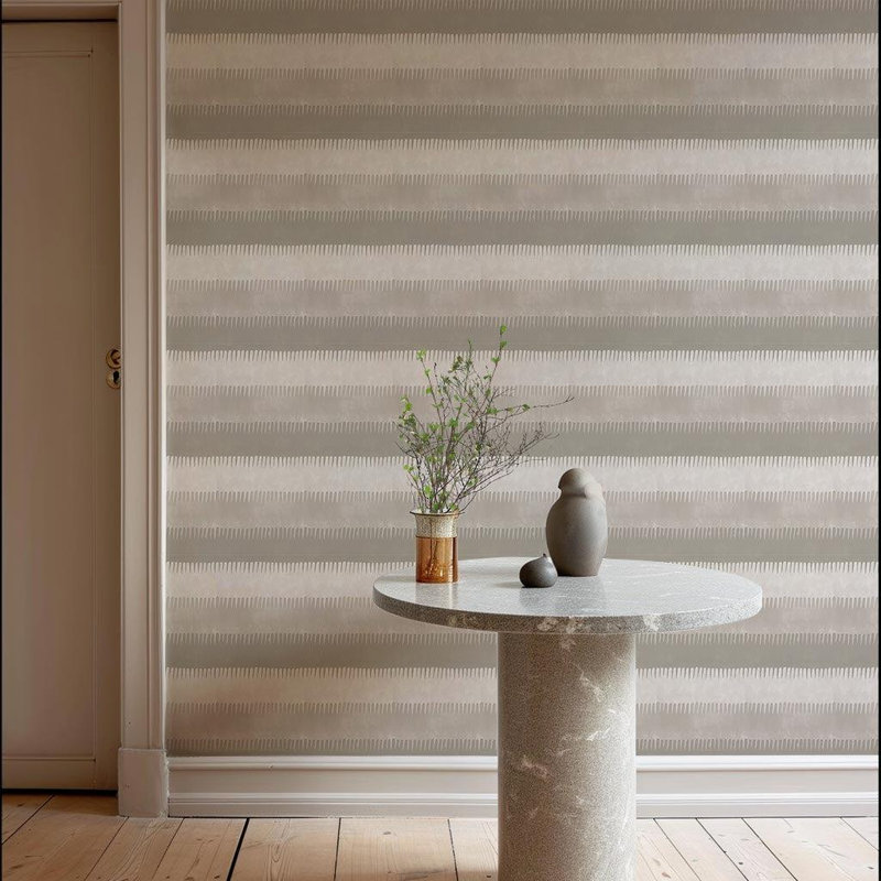 Cabana Stripe - Tans Wallpaper