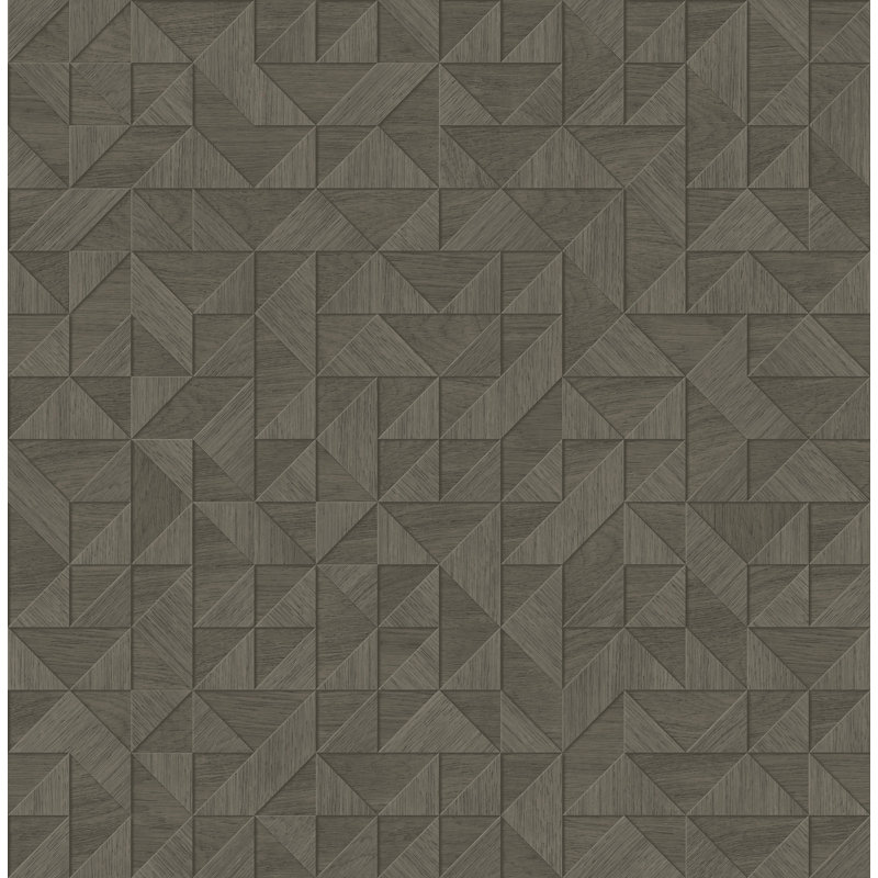 Rouleau de papier peint L 33 pi x l 20,5 po Hague, Taupe