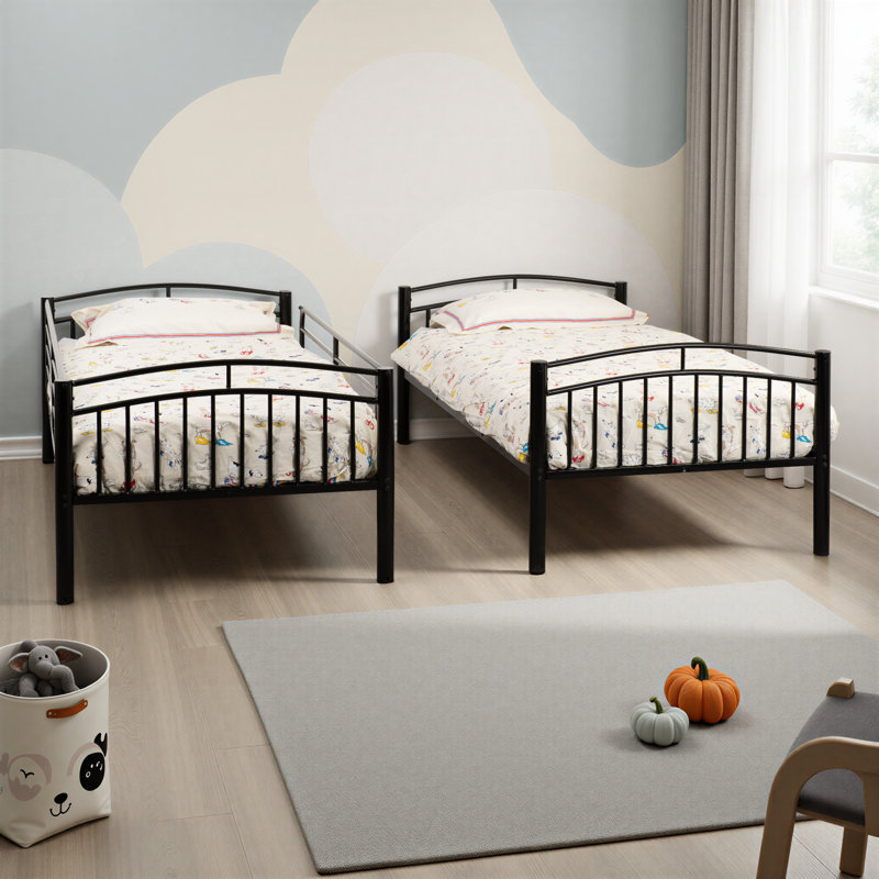 Domenica Single Bunk Bed, Black