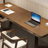 Walnut Rectangular Solid Wood desk-109518910