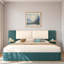 Lit plateforme tapissier avec tablettes-76383254-76383250